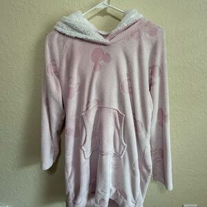 Disney Soft Pink Faux Fur Hooded Garment